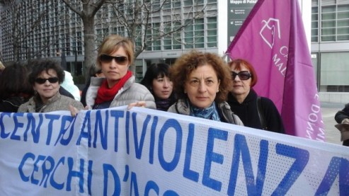 Protesta della Casa delle donne maltrattate
