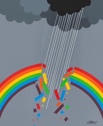 Broken rainbow