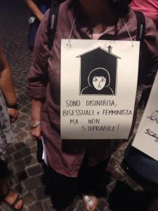 Disinibite, Bisessuali e Femministe Firenze 28 luglio 2015