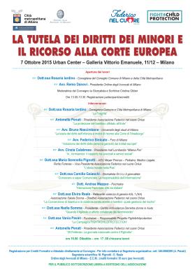 Locandina Convegno 7 ottobre 2015