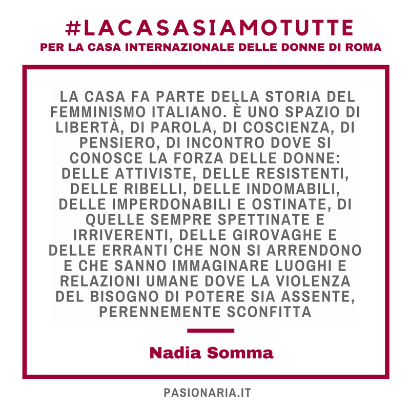 #LaCasaSiamoTutte